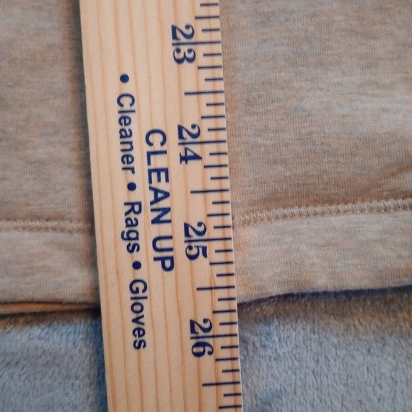 Susan Graver Weekend Jacket Coat Oatmeal French Terry Embellished Printed Size L - Picture 8 of 16